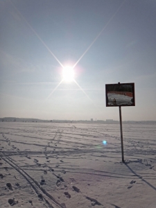 Tempelhofer Feld im Winter